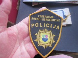 Emblem Federacija Bosne I Hercegovine Policija Federation Of Bosnia And Herzegovina Police - Patches