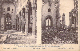 BELGIQUE - Ypres - Intérieur Cathédrale Saint-Martin Pendant Le Bombardement - Carte Postale Ancienne - Autres & Non Classés