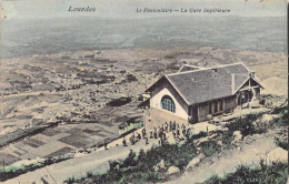 FRANCE - 65 - Lourdes - Le Funiculaire - La Gare Supérieure - Carte Postale Ancienne - Lourdes