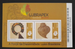 SL)  2016 BRAZIL THE FORCE OF LUSO-BRAZILIAN FATERNITY, MNH SOUVENIR LEAF - Autres & Non Classés