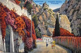 FRANCE - 06 - Menton - Frontière Douane Française - Carte Postale Ancienne - Menton