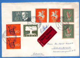 Allemagne Republique Federale 1958 Lettre Durch Eilboten De Stuttgart (G19893) - Cartas & Documentos