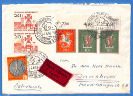 Allemagne Republique Federale 1958 Lettre Durch Eilboten De Stuttgart (G19894) - Covers & Documents