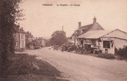 Pourrain * Route * La Chapelle Et Le Garage Automobile * Voiture Ancienne - Other & Unclassified