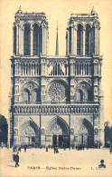 FRANCE - 75 - Paris - Eglise Notre-Dame - Carte Postale Ancienne - Iglesias