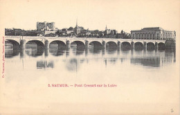 FRANCE - 49 - Saumur - Pont Cessart Sur La Loire - Carte Postale Ancienne - Saumur