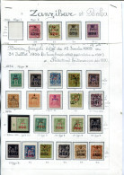 Zanzibar   Belle Collection De Timbres * Et Oblitérés, Très Bonne Qualité De L'ensemble Avec N° 14 - Used Stamps