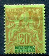 Diego Suarez            31 * - Unused Stamps