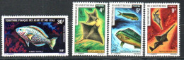 Afar Und Issa 52 - 55 Mnh Manta Makrele Sägefisch Papageienfisch - Neufs