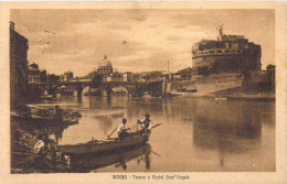 ITALIE - Roma - Tevere E Castel Sant'Angelo - Carte Postale Ancienne - Andere & Zonder Classificatie