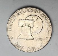 Pièce One Dollar 1976 - Eisenhower Liberty Bell 1776-1976 Bicentennial - In God We Trust USA - Bicentenaire - 1971-1978: Eisenhower