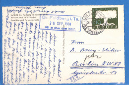 Allemagne Republique Federale 1958 Carte Postale De Porscheid (G19929) - Cartas & Documentos
