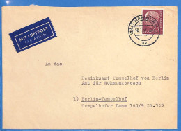 Allemagne Republique Federale 1957 Lettre Par Avion De Hamburg (G19935) - Cartas & Documentos