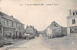 CPA 46 LES QUATRE ROUTES AVENUE DE MARTEL - Autres & Non Classés