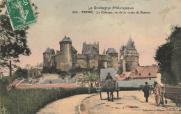 Vitré * Le Château , Vu De La Route De Rennes * Attelage - Vitre