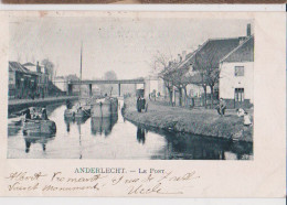 Cpa Anderlecht  Bateaux   1902 - Anderlecht