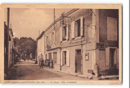 CPA 17 Dampierre Sur Boutonne La Poste Rue Principale - Dampierre-sur-Boutonne