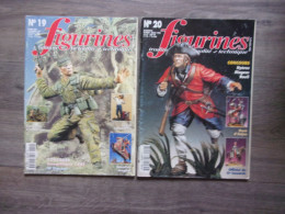 Lot Revue " Figurines " - Collection - Soldats - Uniformes - 1998 - Maquettes - Literature & DVD