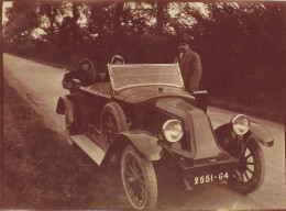 Vers Dieppe * 1922 * Quais Et Automobile Ancienne Marque Type Modèle ? Auto Voiture * Photo Ancienne10.6x8cm - Dieppe