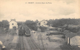 CPA 46 GRAMAT ARRIVEE ET DEPART DES TRAINS - Gramat