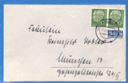 Allemagne Republique Federale 1955 Lettre De Mallersdorf (G19962) - Storia Postale