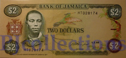 JAMAICA 2 DOLLARS 1993 PICK 69e UNC - Giamaica