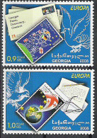 2008  Georgien Mi. 560-61 A  **MNH   Europa : Der Brief - 2008