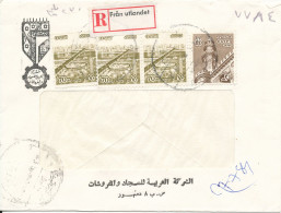 Egypt Registered Cover Sent To Sweden - Brieven En Documenten