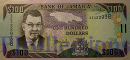 JAMAICA 100 DOLLARS 2002 PICK 80b AU/UNC - Jamaique