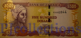 JAMAICA 500 DOLLARS 2005 PICK 85c UNC - Giamaica