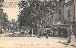 CPA 46 CAHORS LE BOULEVARD GAMBETTA - Cahors