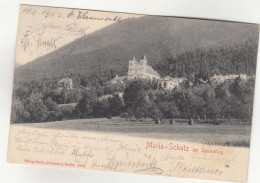 D296) MARIA SCHUTZ Am SEMMERING - Stengel & Co - 4885 - Tolle Sehr Alte AK 1904 - Semmering