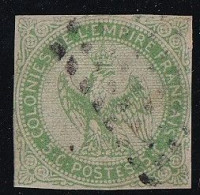 Guadeloupe - Colonies Générales N°2c ( Sans Parenthèse) Oblitéré Losange 64 Points - TB - Used Stamps