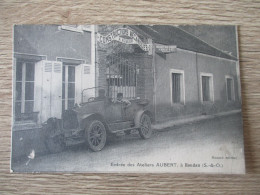 Delcampe - 78 HOUDAN ENTREE DES ATELIERS AUBERT VOITURE ANCIENNE - Houdan