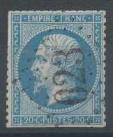 Lot N°76411   N°22, Oblitéré GC 623 Briare, Loiret (43), Indice 4 - 1862 Napoléon III