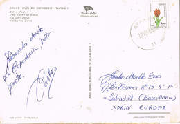 50621. Postal Aerea AVANOS (turquia) 1988. Ruinas VALLE De ZELVE, Casas Trogloditas Capadocia - Storia Postale