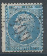 Lot N°76413   N°22, Oblitéré GC 604 Bray-sur-Somme, Somme (76), Indice 4 - 1862 Napoléon III