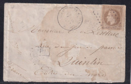 Guadeloupe - Colonies Générales N°9 - Oblitéré Losange 49 Points - 1872 - Brieven En Documenten