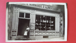 Carte Photo , Société Normande D'alimentation - Shops