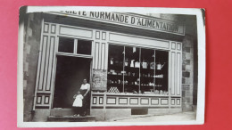 Carte Photo , Société Normande D'alimentation - Negozi