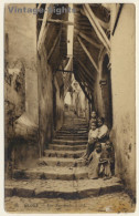 Algier: Une Rue Arabe / Street Kids (Vintage RPPC ~1910s/1920s) - Afrika