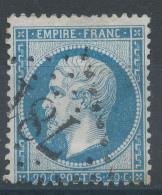 Lot N°76418   N°22, Oblitéré GC 781 Caudry, Nord (57), Indice 4 - 1862 Napoléon III