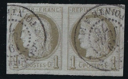 Guadeloupe - Colonies Générales N°14 Paire - Oblitéré CàD Pointe à Pitre - TB - Used Stamps