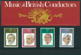 1980 British Conductors Presentation Pack. - Presentation Packs