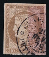 Guadeloupe - Colonies Générales N°18 - Oblitéré CàD Petit Canal 1879 - Rare - 1 Trou Sinon TB - Oblitérés