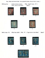 GRANDE BRETAGNE Ca.1841: Les Y&T 3 Et Y&T 4, Obl. Diverses, Forte Cote - Used Stamps