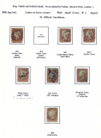 GRANDE BRETAGNE Ca.1841: Le Y&T 3, Obl. Diverses - Used Stamps