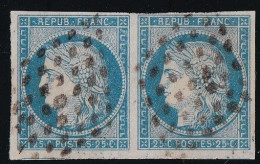 Guadeloupe - Colonies Générales N°23 Paire - Oblitéré Losange 49 Points - TB - Used Stamps