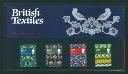 1982 British Textiles Presentation Pack. - Presentation Packs