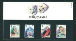 1982 Europa. British Theatre Presentation Pack. - Presentation Packs